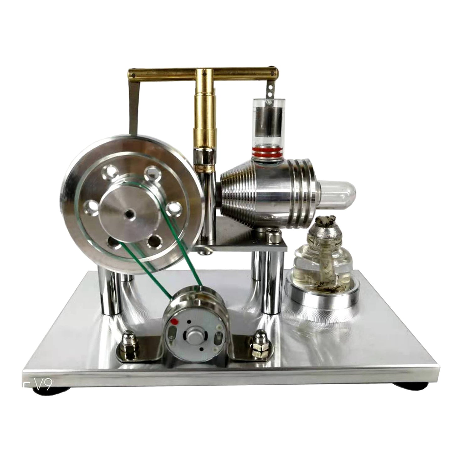 Experimental Stirling Engine Model Micro Engine - Silver