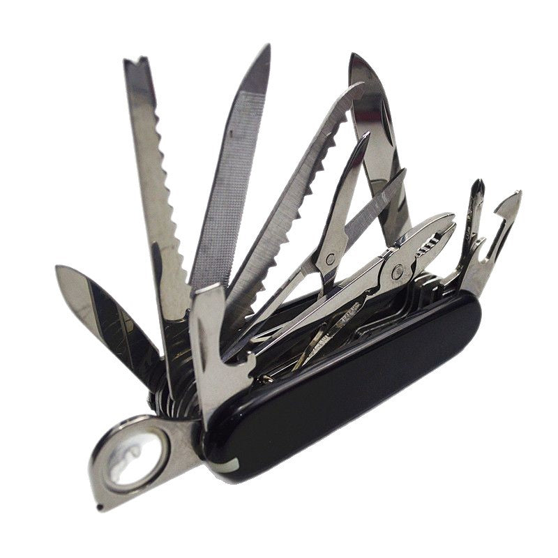 Multi-Function Survival Knife Set - 17 Parts, 30 Functions, Portable Steel Tool