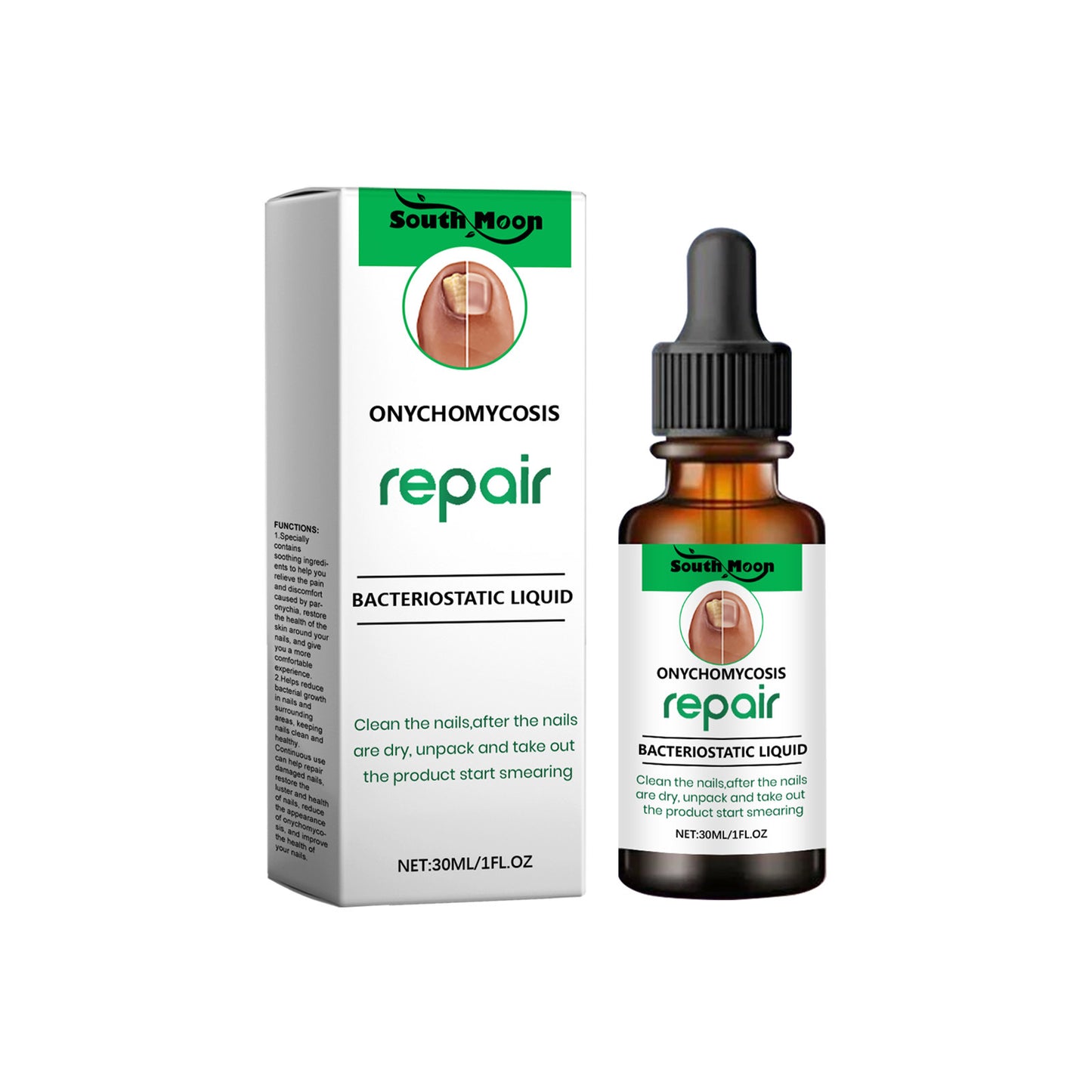 Nail Care Gentle Cleaning Solution 30ml - Body & Nail Treatment