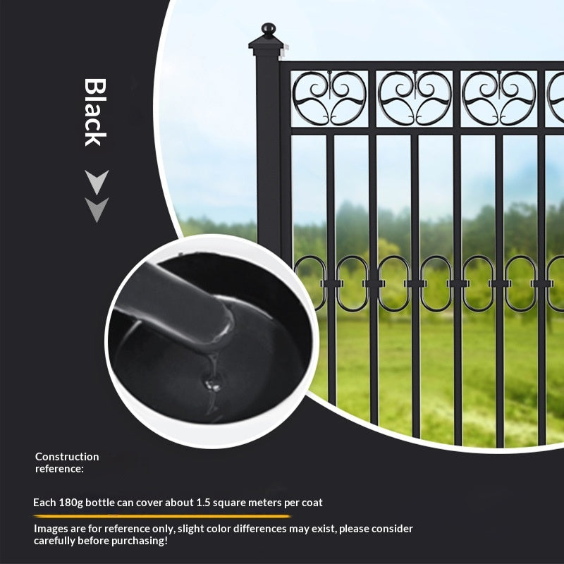 Door Rail Renovation Set with Brush and Paint for Home & Garden