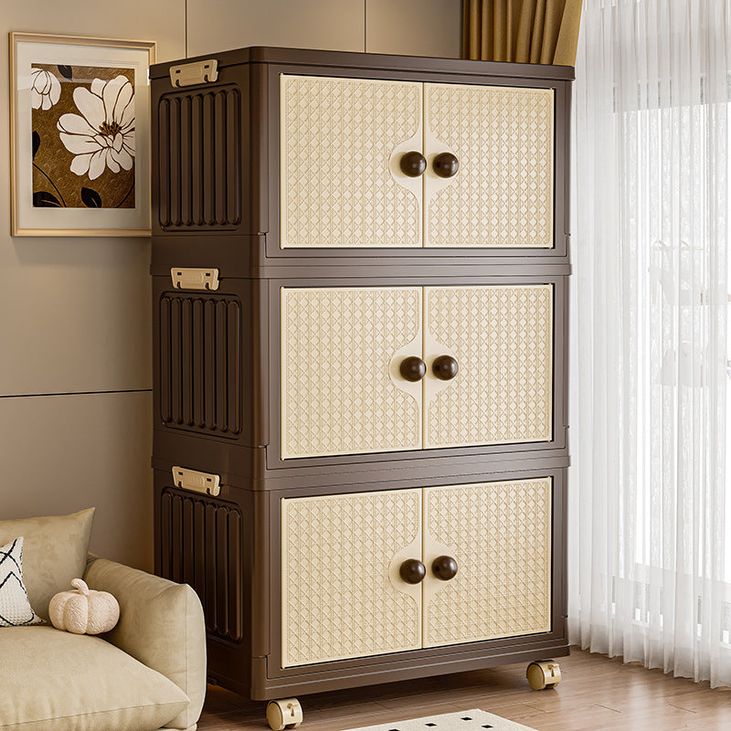 Foldable Household Storage Cabinet - Multiple Sizes & Layers