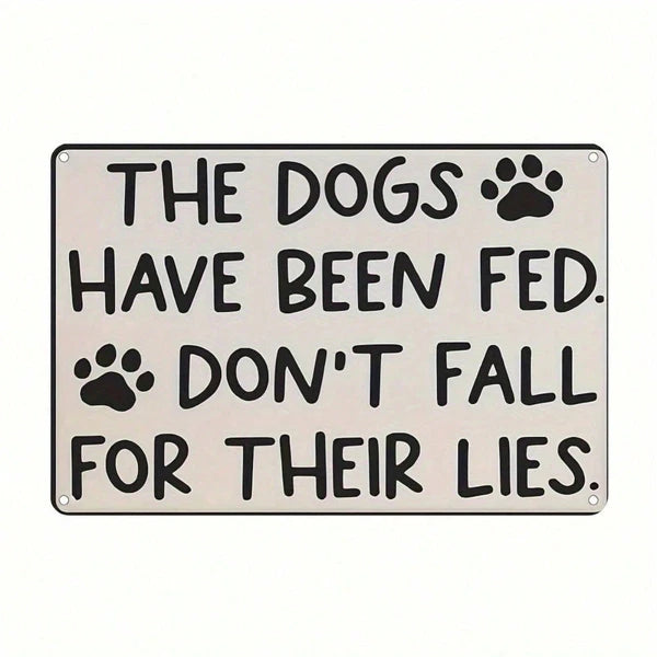 Metal Tin Wall Decoration - 20cm x 20cm Artistic Sign