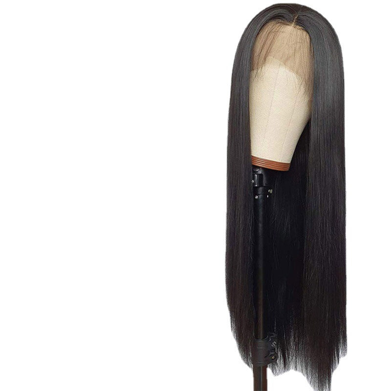 26-Inch Straight Hair Wig - Black (1B)