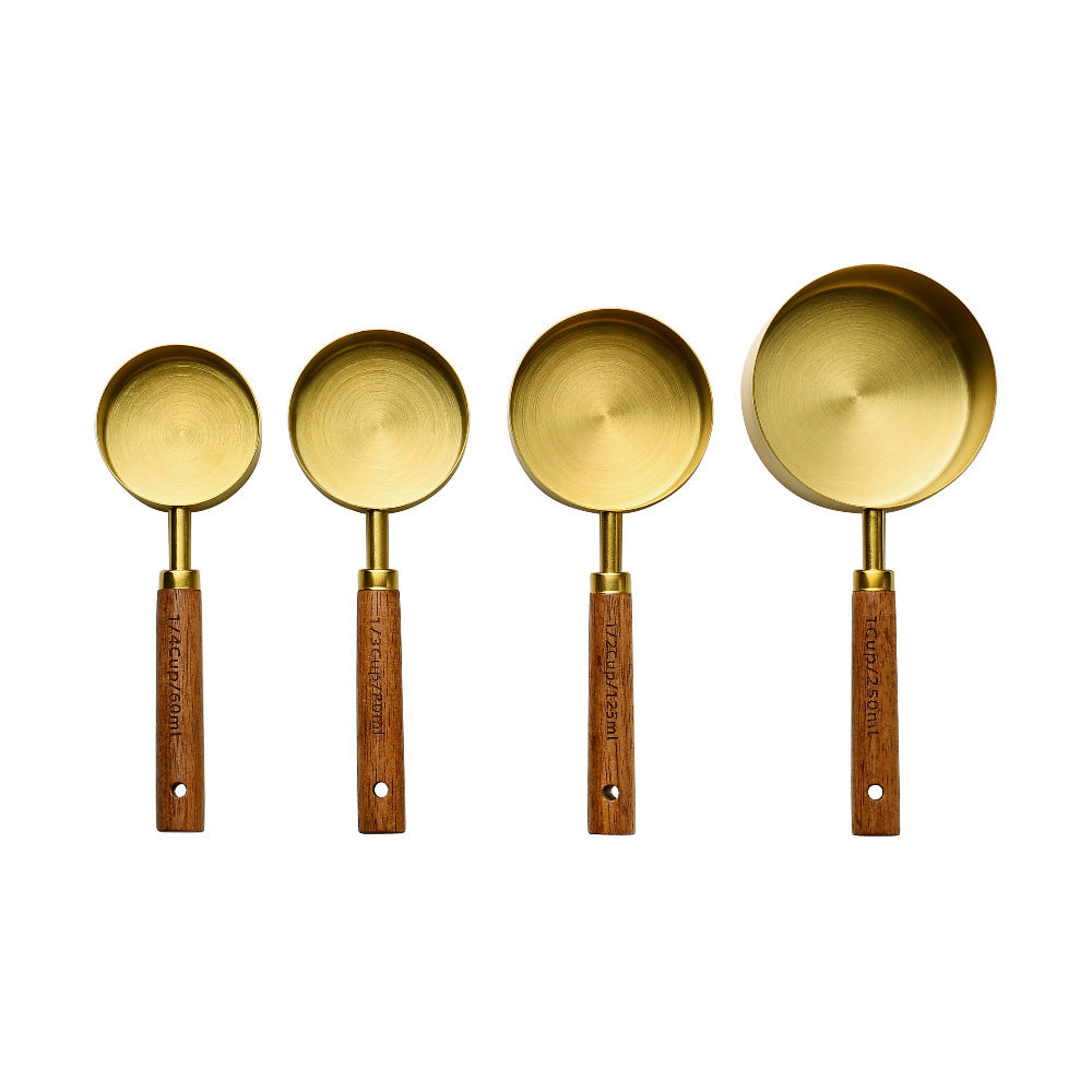 Stainless Steel Measuring Cups & Spoons Set - Kitchen Baking Tools