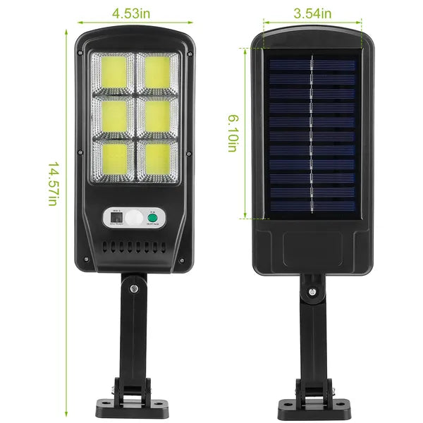 Solar Powered Outdoor Wall Lights with Motion Sensor and 3 Lighting Modes