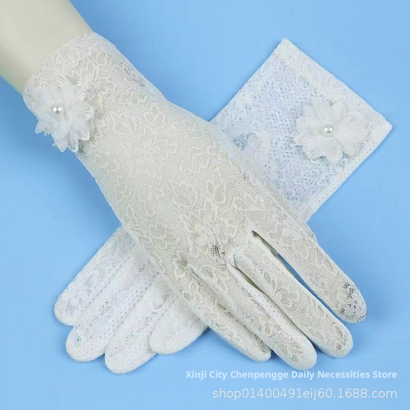 Lace Sunscreen Gloves