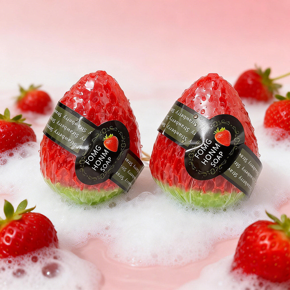 Strawberry Fruit Soap Bar 130g