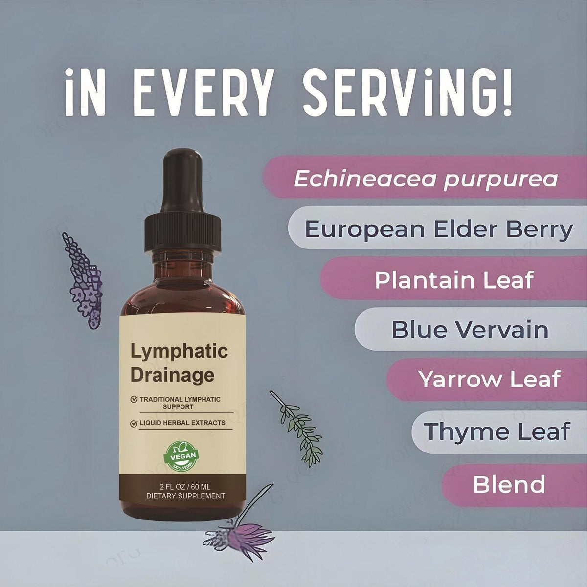 Lymphatic Drainage Droplets, 60ml