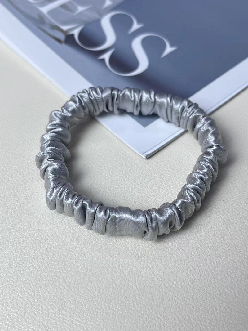 Silk Satin Hair Rope Hair Ring Traceless Elastic Hair Band for Braid - Multiple Colors