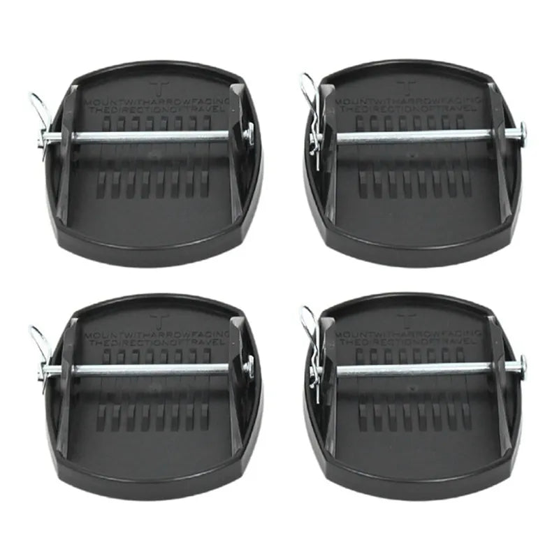 4 Pack RV Trailer Jack Pads Leveller Wheel Support Stand for Trailers and Campers