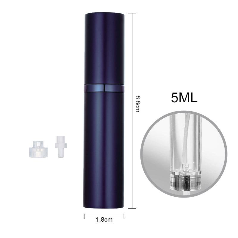 Portable Perfume Sprayer Bottle Set - Refillable Travel Atomizer with 9ML Capacity