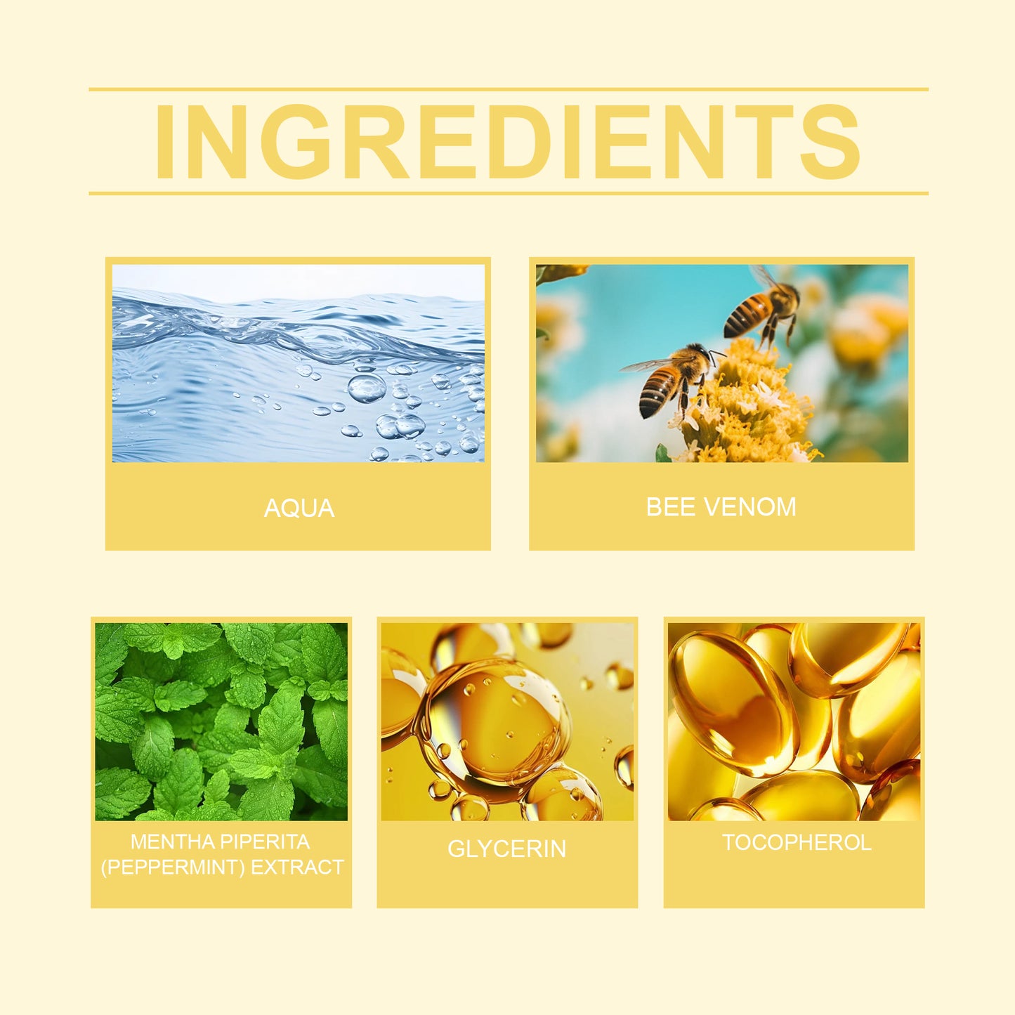 Bee Venom Soothing Repair Cream - Moisturizing Body & Skin Care