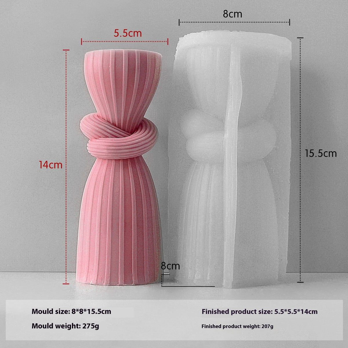 Silicone Mold for Aromatherapy Candles & Crafting - Multiple Shapes & Sizes