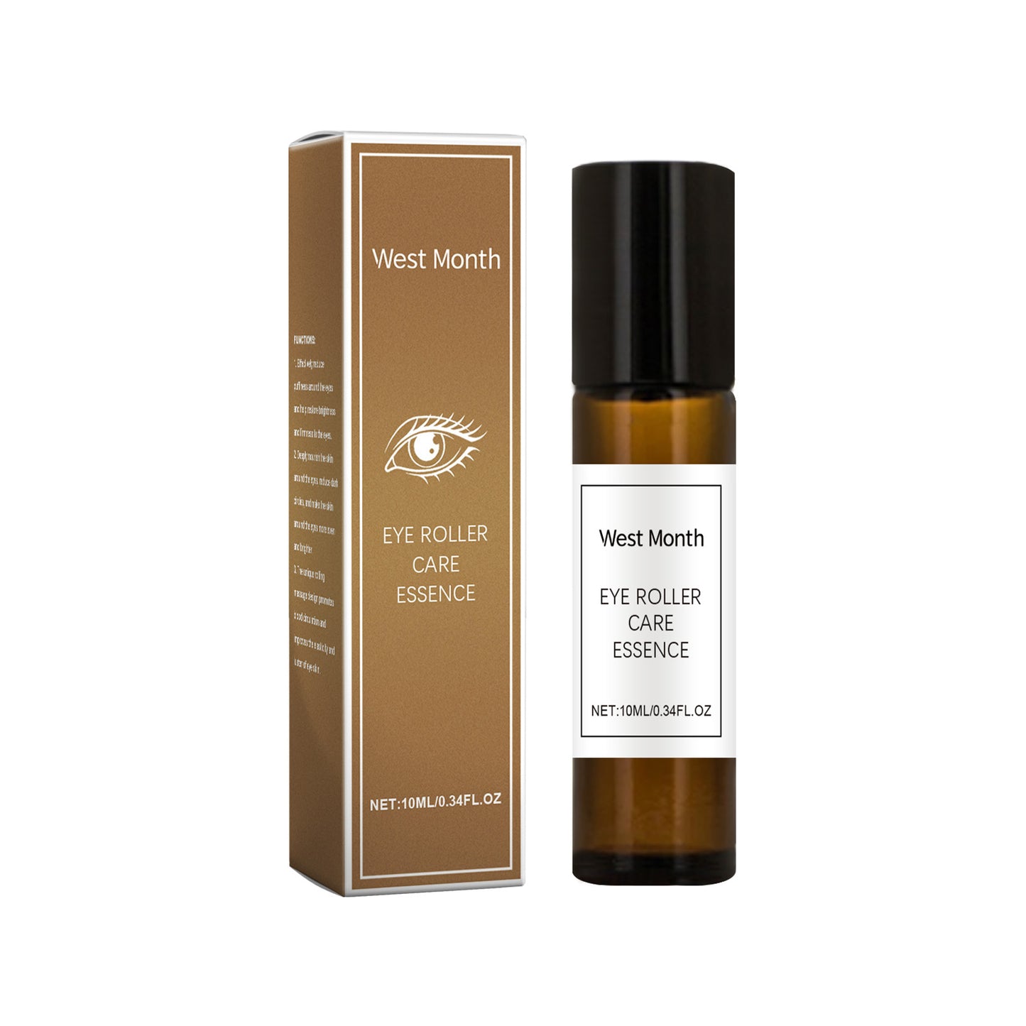 Firming Eye Serum with Roller Ball - Nourishing Vitamin E & Jojoba Oil - 10ml