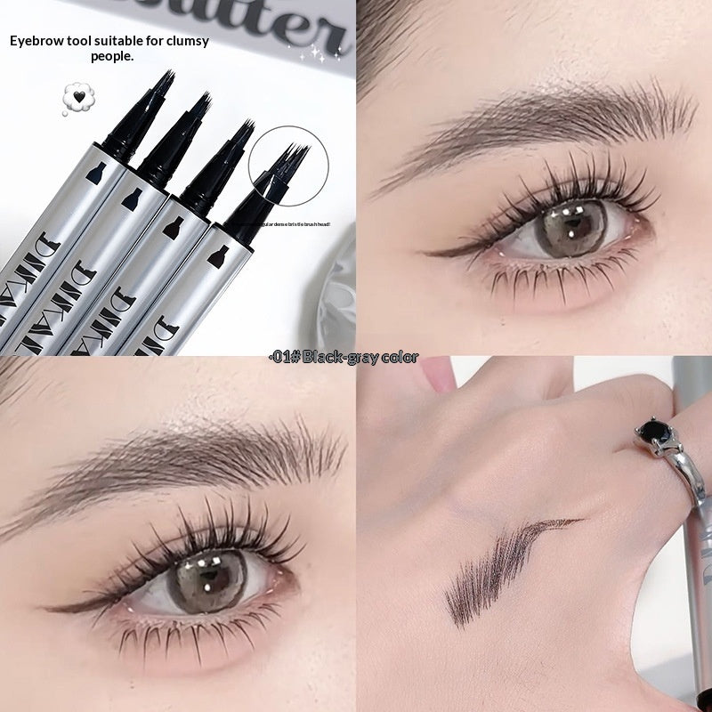 Multi-Effect Waterproof & Sweat-Proof Eyebrow Pencil for All Skin Types