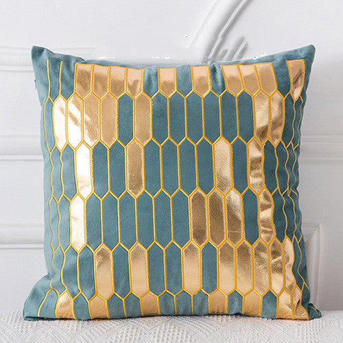 Office Sofa Pillow Cover Velvet Cushion Cover 45x45cm Light Luxury