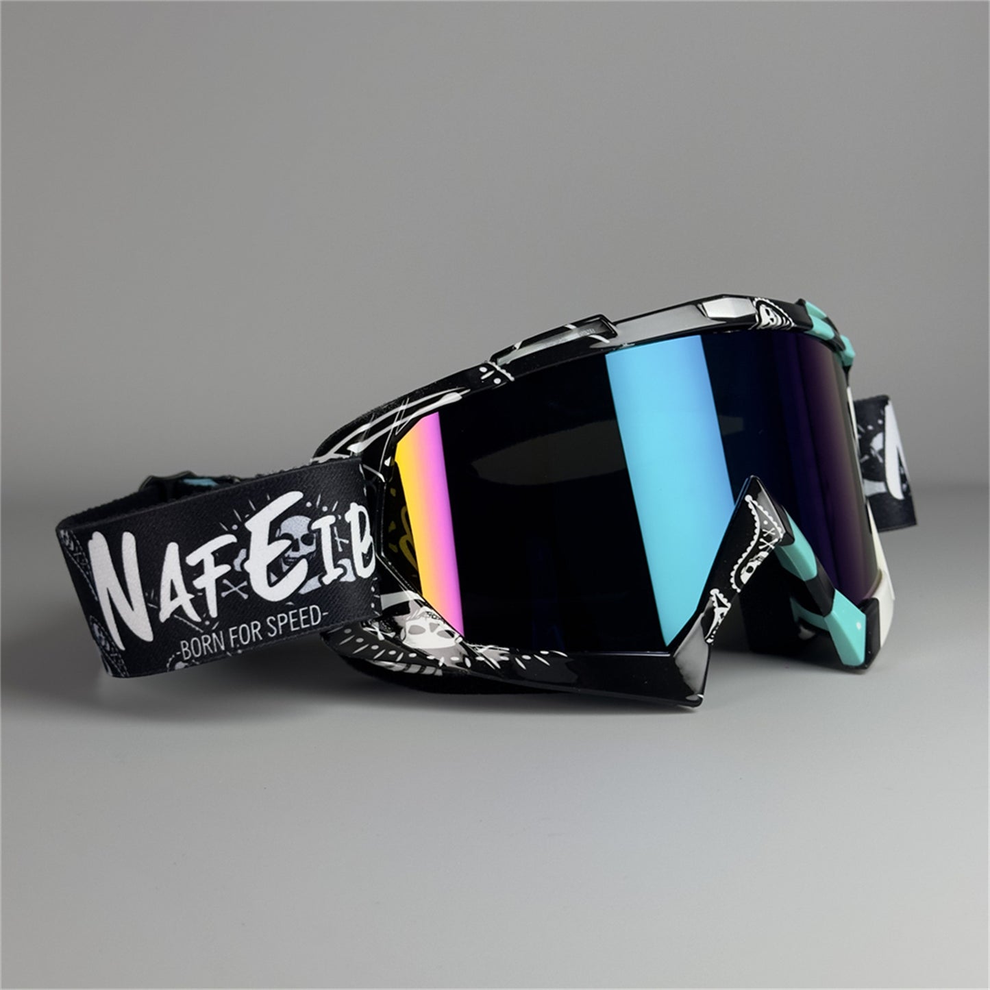 Off-Road Motorcycle Goggles - Full Rim TPU Frame