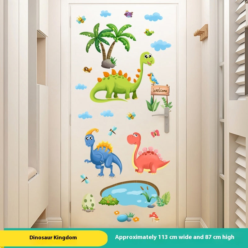 Children's Room Wall Sticker - Cartoon Anime Nursery Decor for Bedroom & Door