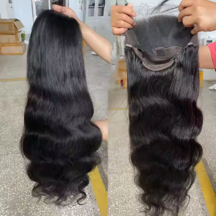 Human Hair Body Wave Lace Front Wig - 200% Density HD Lace Glueless