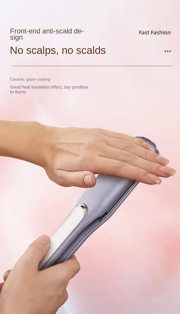 Professional Ceramic Hair Straightener - LCD Display & Ionic Frizz Control