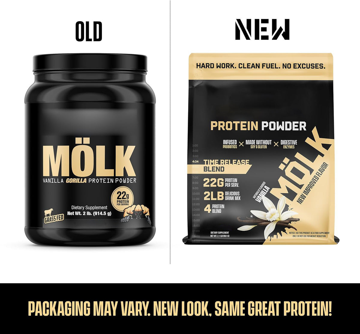 Dried Egg White Protein Powder - Vanilla, 971g