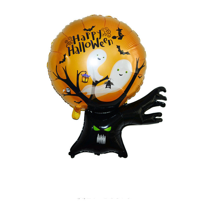 Halloween Mini Aluminum Balloons - Festive Party Decoration Set
