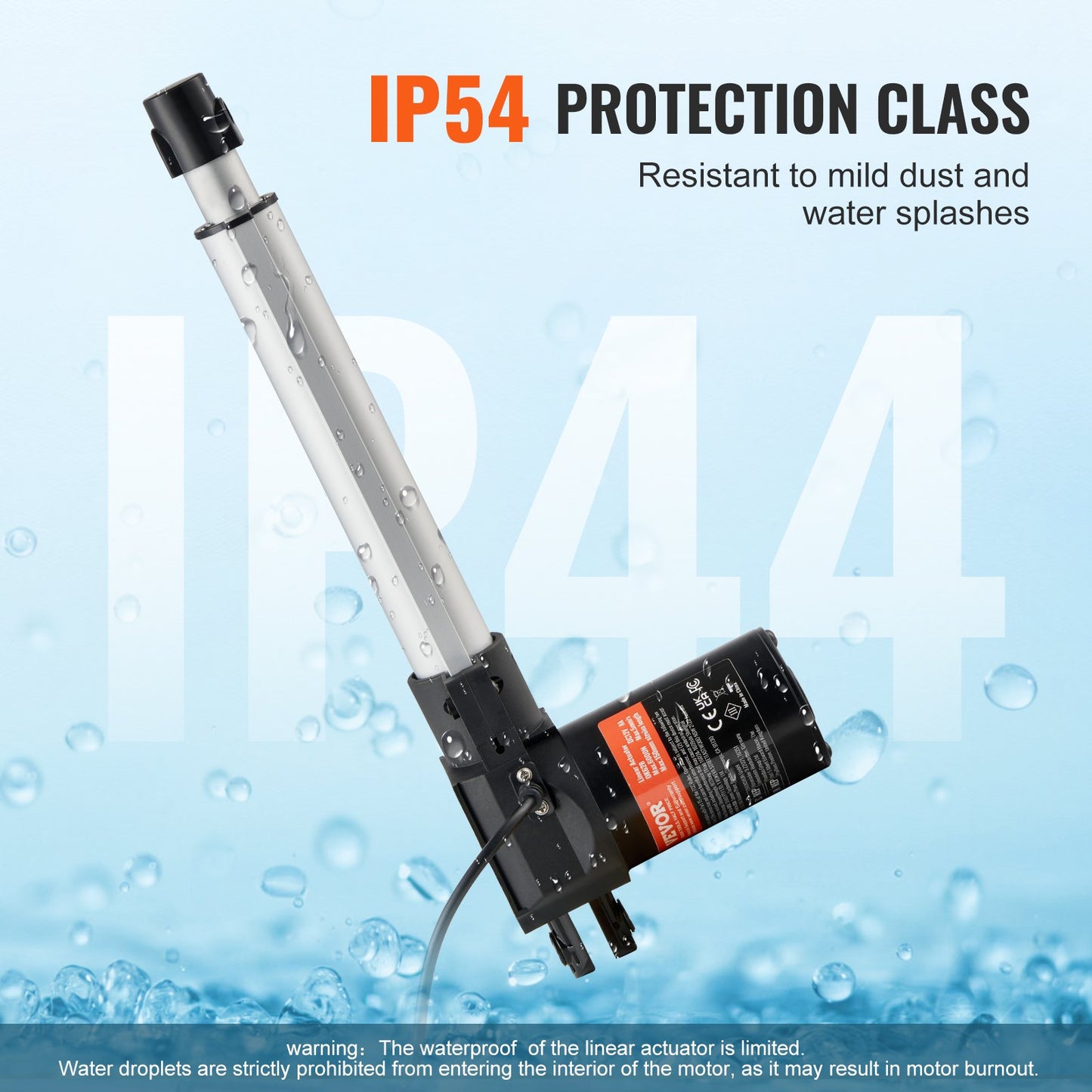 12V Heavy Duty Linear Actuator 8 Inch 1320lbs/6000N for Industrial Automation
