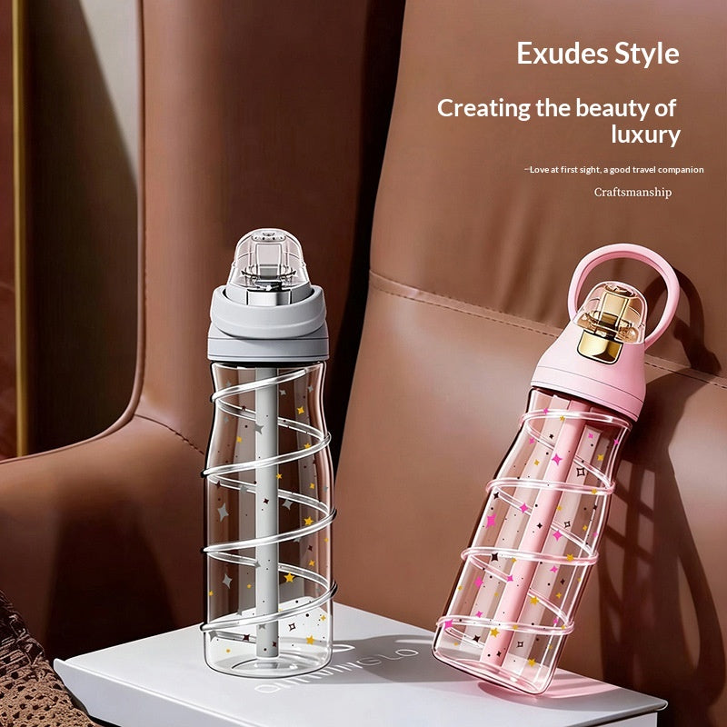 Large Capacity Water Bottle 800ml for Sports & Outdoor Hydration - Durable Tritan