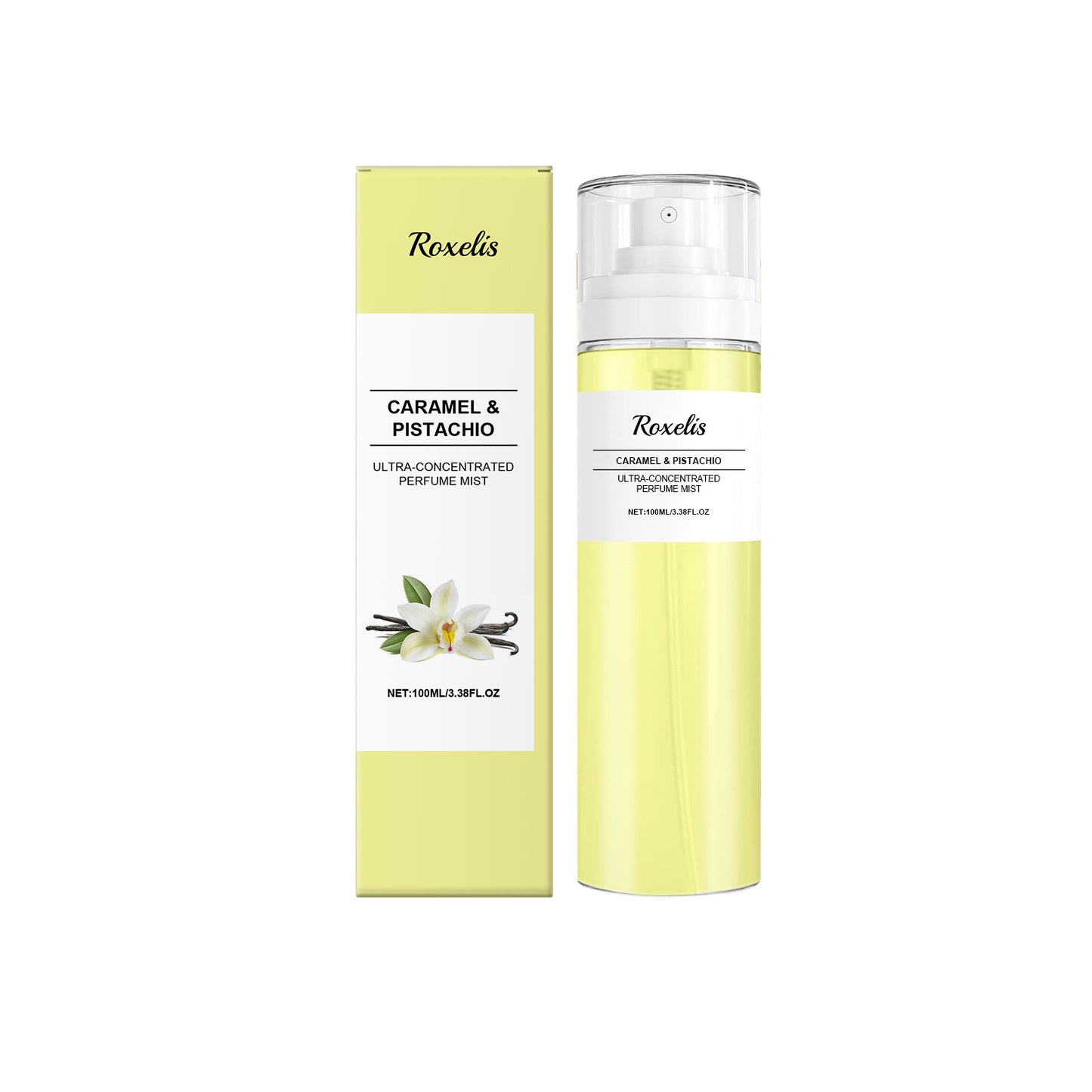 Body Fragrance Spray Caramel Pistachio 100ml Perfume for Skin & Body