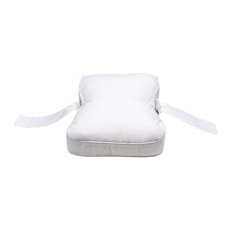 Memory Foam Leg Pillow with Straps for Secure Positioning - Adult Support Cushion