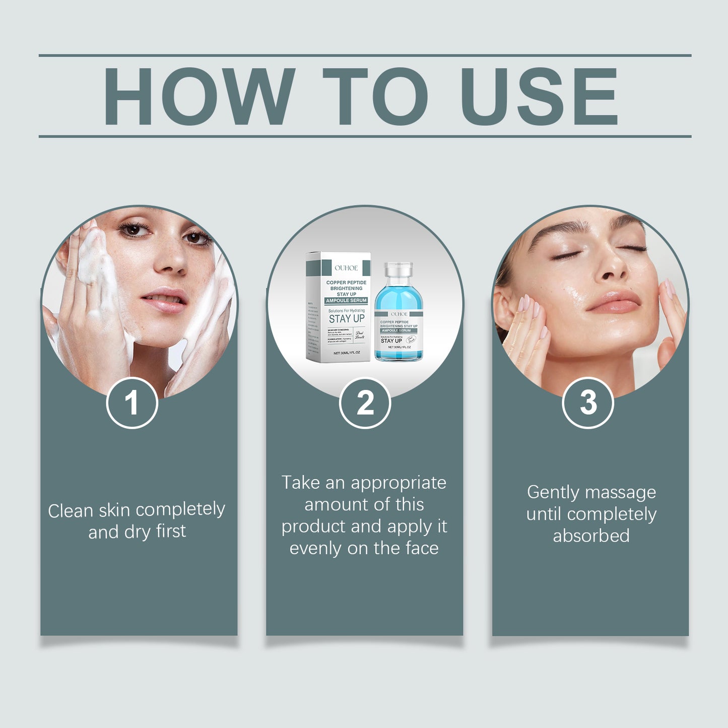 Hyaluronic Acid Hydrating Facial Ampoule - Anti-Aging Skin Repair Serum