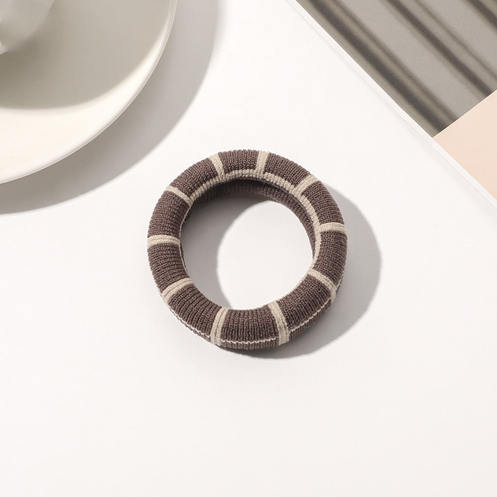 Hair Ring Towel Coarse Rubber Strap Hair Accessory for Women