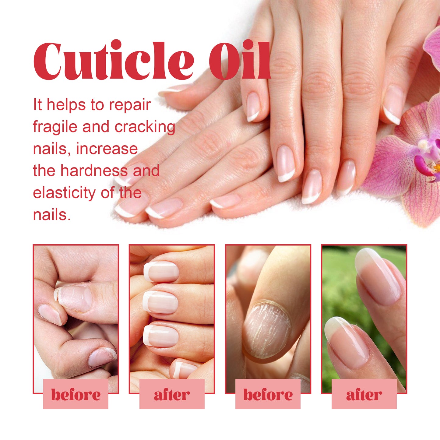 Nourishing Cuticle Oil for Dry Nails - 30ml Moisturizing Nail Treatment