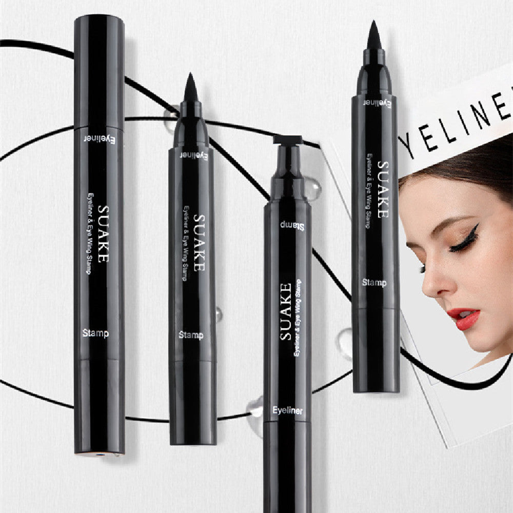 Women's Two-in-One Liquid Eyeliner with Seal Small & Big Head Options
