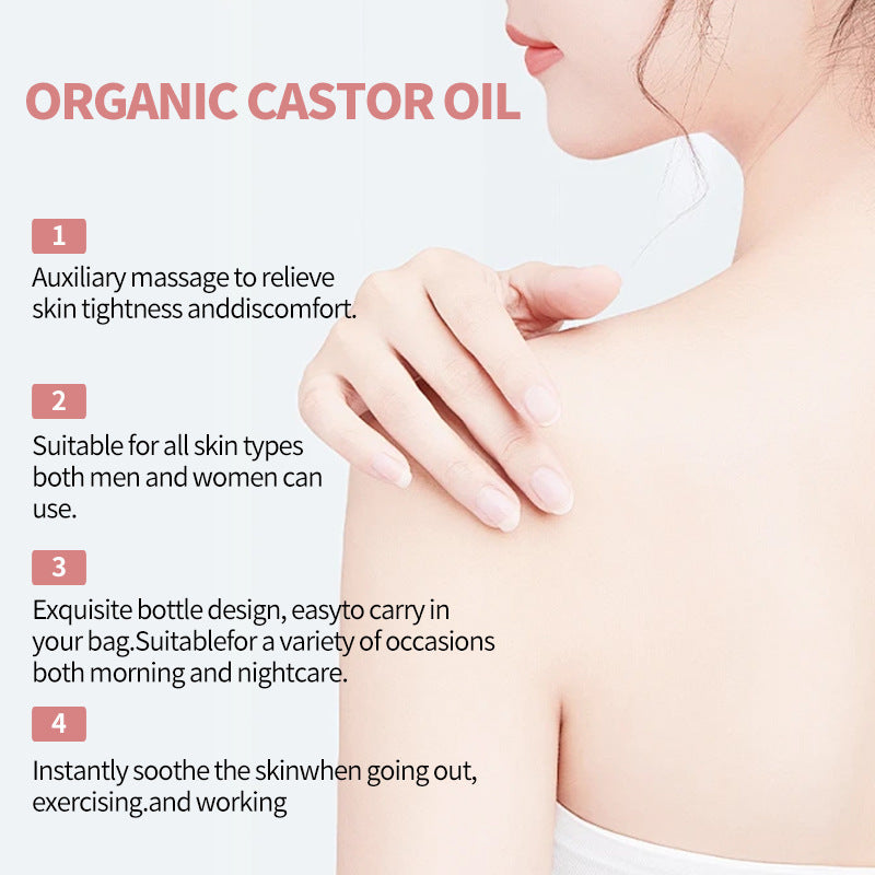 50ml Castor Oil for Body Massage - Relaxing Skin Care Oil