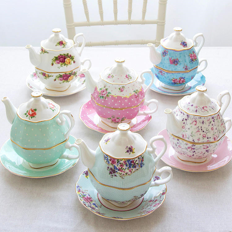 Heat-Resistant Ceramic Tea Set - Multiple Colors for Home & Kitchen
