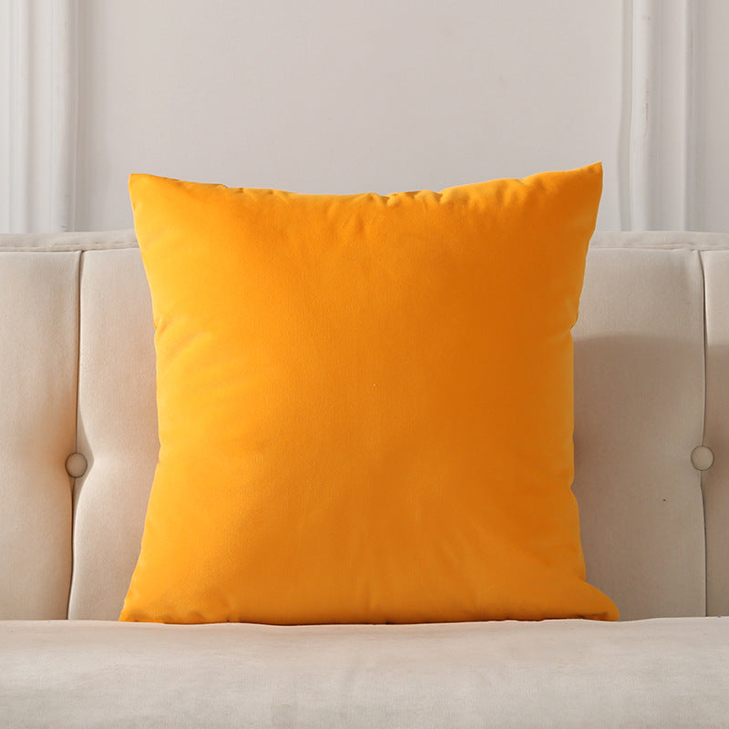 Large Lumbar Cushion Cover for Sofa Bed Office Chair - Frosted Velvet