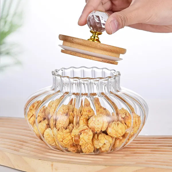 High Borosilicate Sealed Kitchen Storage Jar - 1PCS
