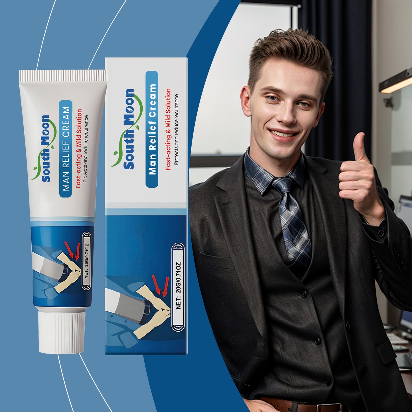 Men's Neck Cream - Soothing Nourishing Body Care for All Skin Types