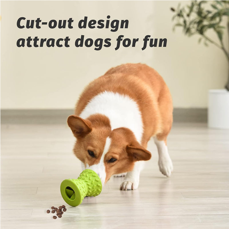Natural Rubber Dog Chew Toys for Aggressive Chewers - Medium & Large Dogs, Teeth Cleaning, Durable & Safe