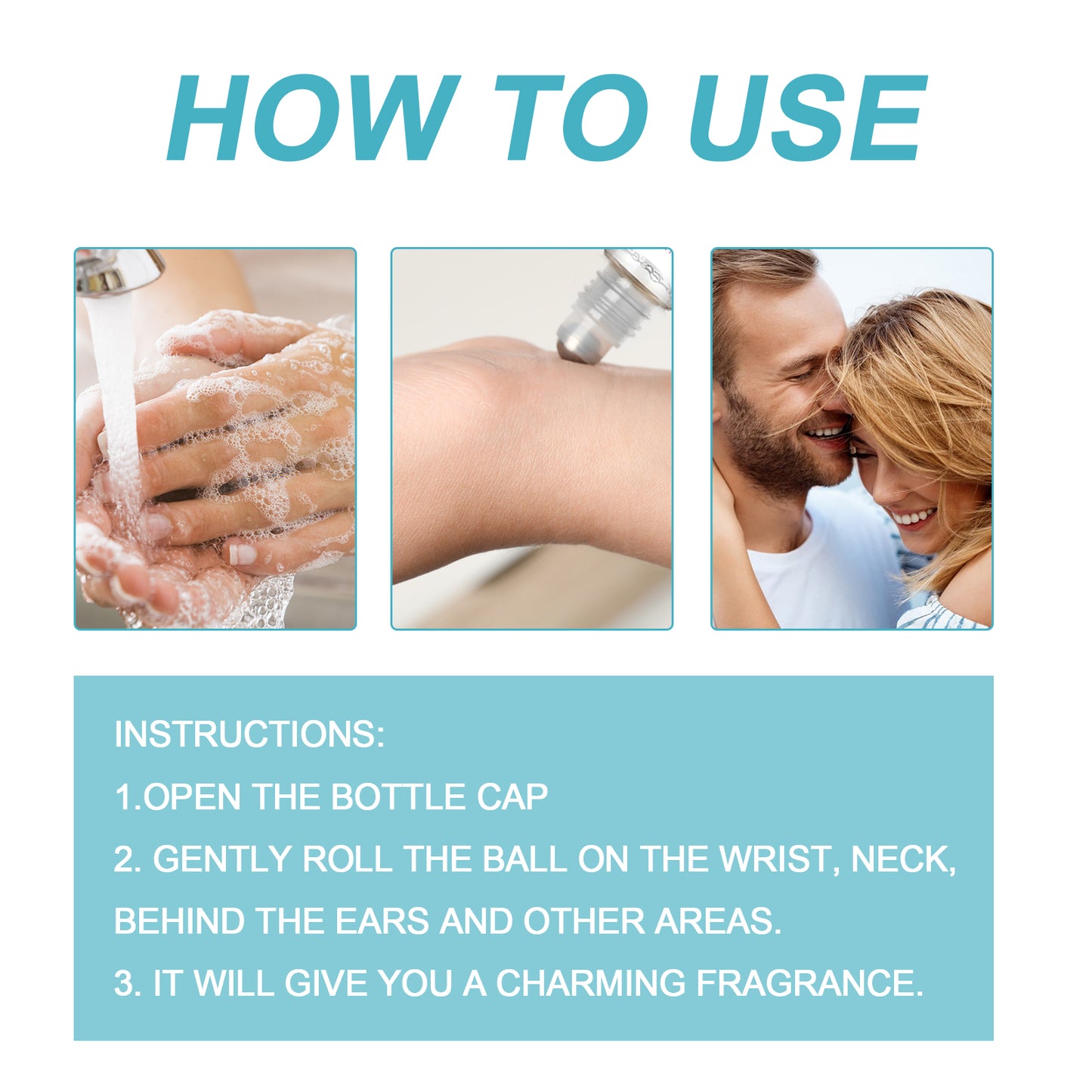 Cupid Roll-On Perfume - Long-Lasting Natural Niche Fragrance for Men