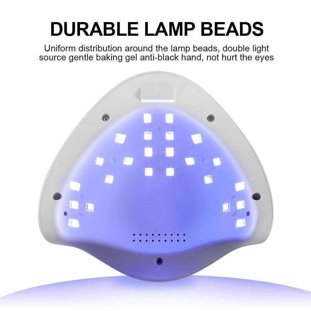 Professional LED UV Nail Lamp - Gel Polish Dryer with Auto Sensor & Timer