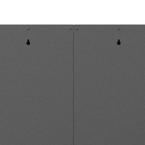 Wall-Mounted Metal Tool Storage Cabinet with Locking Doors and Shelf for Garage and Warehouse