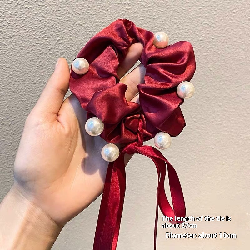 Summer Sweet Lace Scrunchie Hair Tie - Elegant Floral Hair Accessory