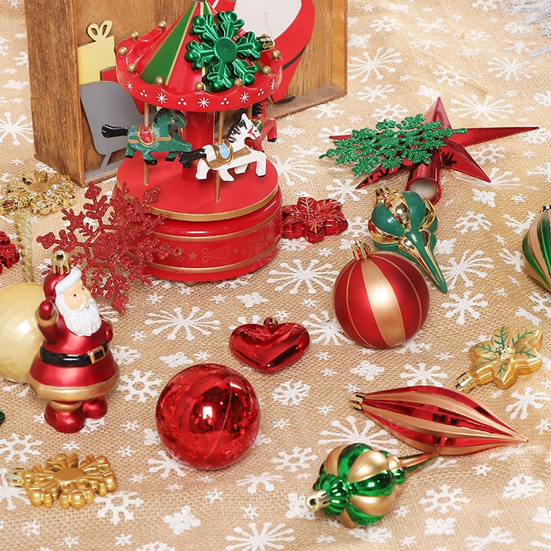 Christmas Ball Decorations Set - Festive Special-Shaped Holiday Ornaments