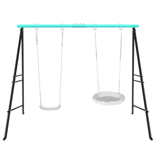 Heavy-Duty Swing Stand Frame for Kids and Adults - Green Outdoor & Indoor Safety Support