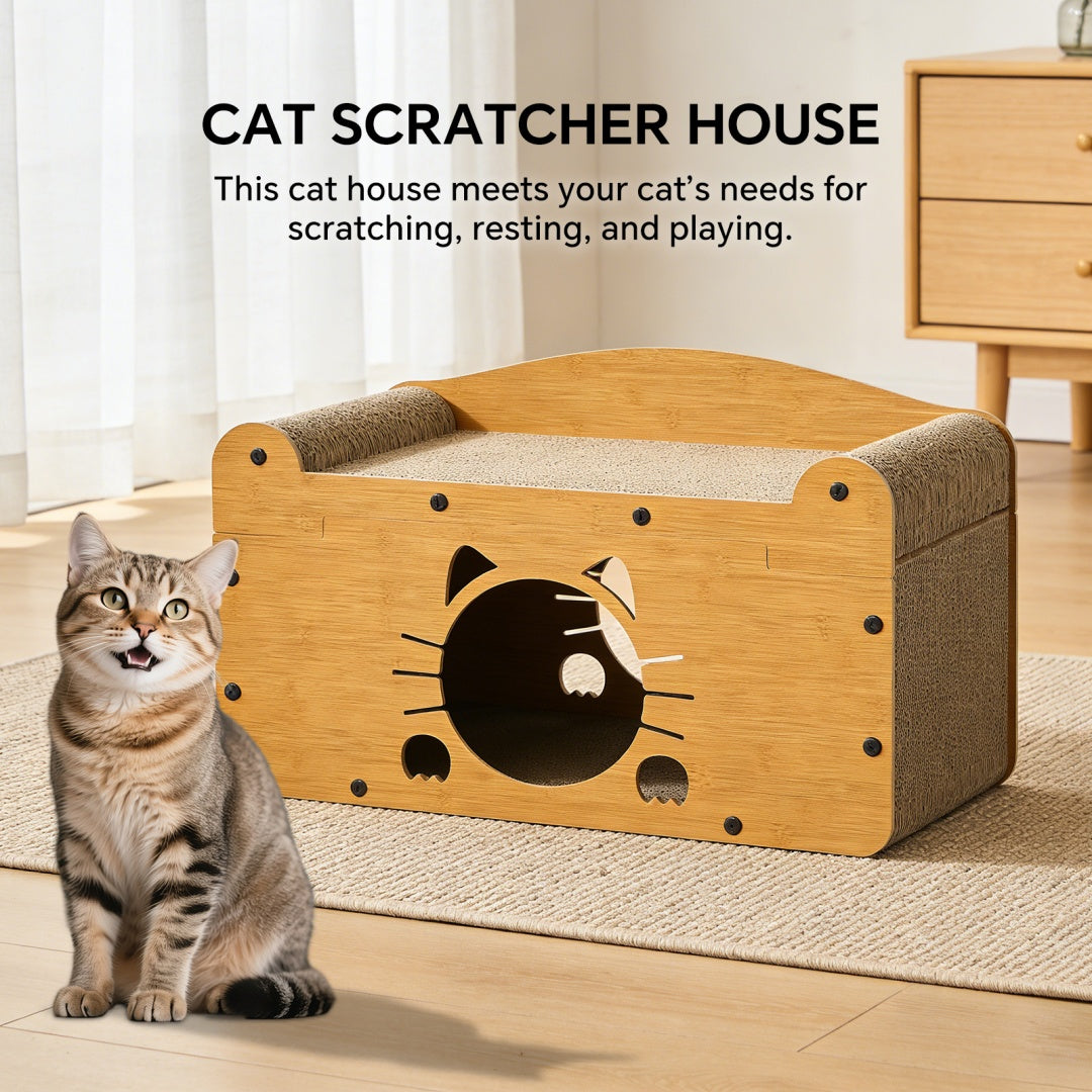 Self Pickup Cat Sofa Bearded Cat Furniture - Multiple Colors