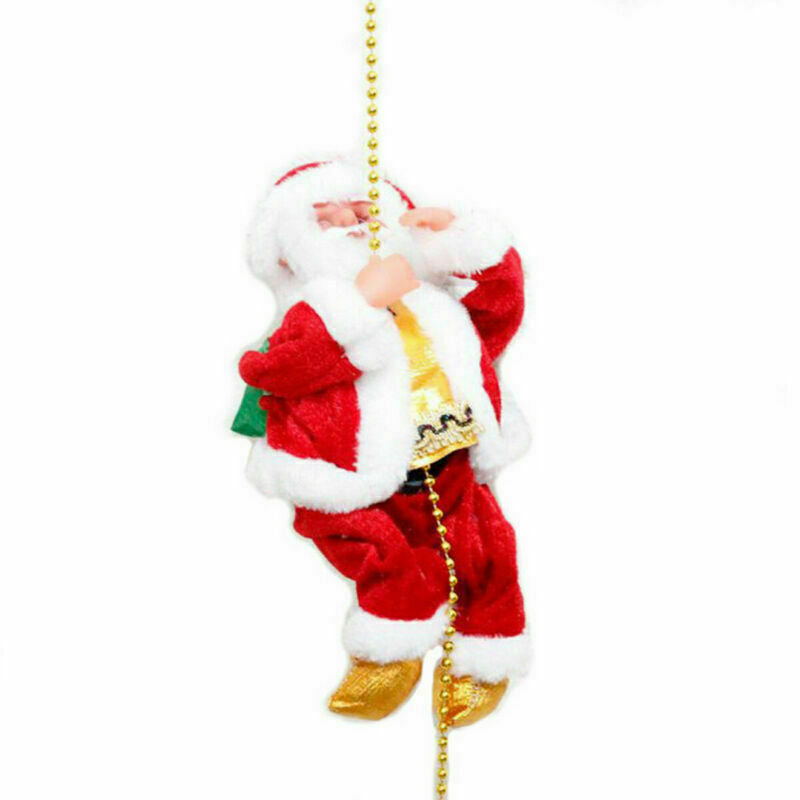 Electric Animated Santa Claus Climbing Toy - Christmas Decor
