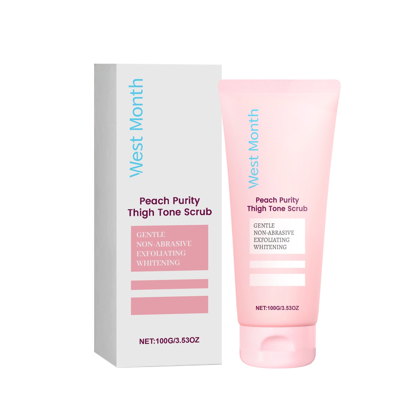 Brightening Body Scrub with Avocado Oil & Peach Extract - 100g