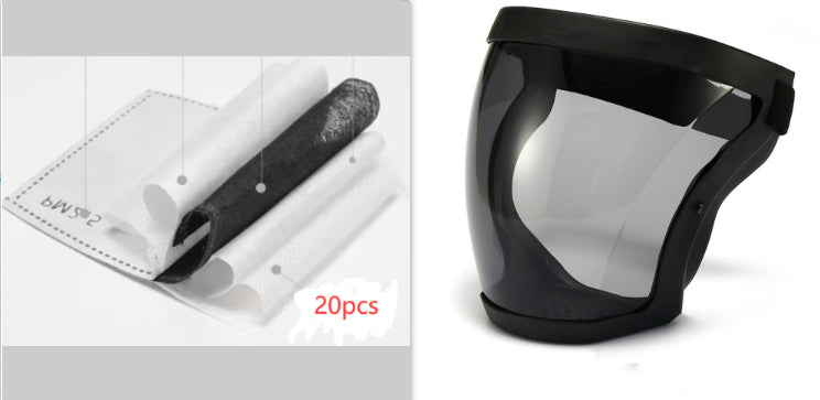 Transparent Face Shield Anti-Oil Dust-Proof Goggles for Safety and Protection